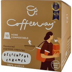 Coffeeway Κάψουλες Espresso Hazelnut Συμβατές με Μηχανή Nespresso 10τμχ