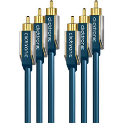 70623/2.00m CLICK ADVANCED 3 x RCA ΑΡΣ. - 3 x RCA ΑΡΣ