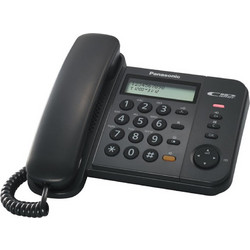 Panasonic KX-TS580 Ενσύρματο Τηλέφωνο με Ανοιχτή Ακρόαση Μαύρο