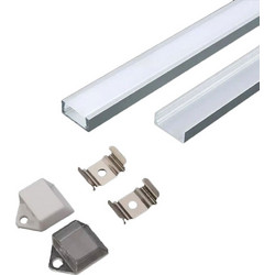 Led Strip Mounting Kit With Diffuser 2000*16*7MM Milky