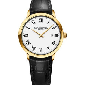 Raymond Weil Toccata Ανδρικό Ρολόι με Μαύρο Δερμάτινο Λουράκι 5485-PC-00300