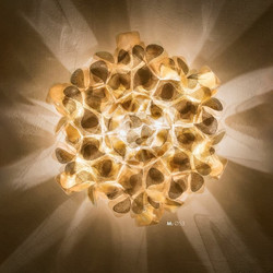 SLAMP LIGHTING Slamp Clizia Mama Non Mama Medium Gold | LED Φωτιστικό Οροφής για Σαλόνι & Υπνοδωμάτιο (CLICM00GNM00000000EU)