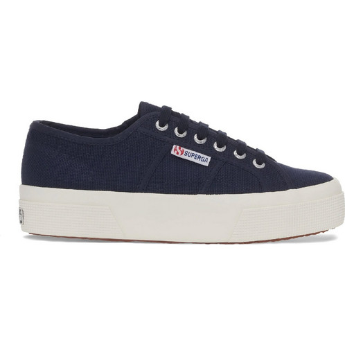 スニーカー SUPERGA Woman Sneakers Navy S21384W AO8 Lady Shoes Unisex 2740 PLATFORM Wedge NAVY-FAVORIO