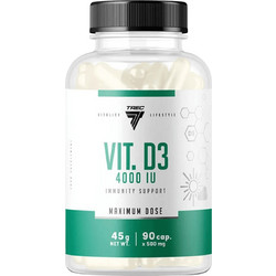Trec Nutrition Vit. D3 4000iu 90 Κάψουλες