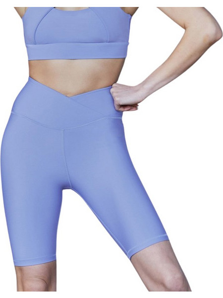 Lismina 6016 Γυναικείο Κολάν Ποδηλατικό Push Up Fluo Blue