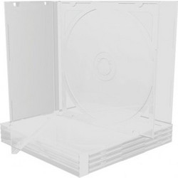MediaRange CD Jewelcase for 2 discs 10.4mm Transparent tray (MRBOX23-T)