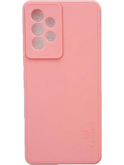 Samsung Galaxy A13 4G LeeWello Silky and Soft Touch Finish Silicone Back Cover Case Pink