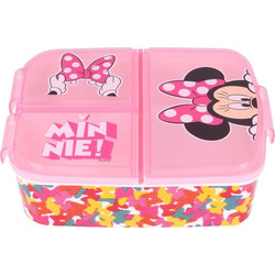Stor XL Minnie Πλαστικό Παιδικό Δοχείο Φαγητού Ροζ