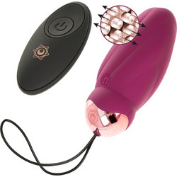 Rithual Sita Rotation Pearls Δονητής Egg για Ζευγάρια με Τηλεχειριστήριο Ροζ