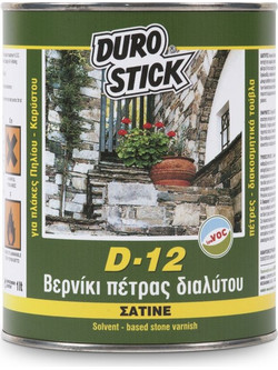 Durostick D-1 Βερνίκι Επιφάνειας Πέτρας Διαλύτου Satin 2 15lt