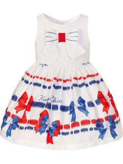 Balloon Chic Παιδικό Φόρεμα Λευκό 231F0251