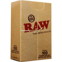 ΦΙΛΤΡΑ RAW COTTON REGULAR 8mm 100 TEM