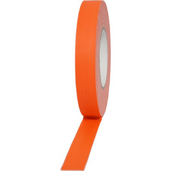 Fos Technologies STAGE TAPE 25mm X 50m Neon Orange - Φθορίζουσα υφασμάτινη ταινία gaffer 25mm - 50 m σε Neon Orange