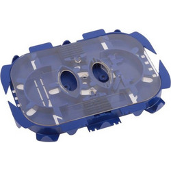 Splice tray for 12/24 fiber splices and storage space