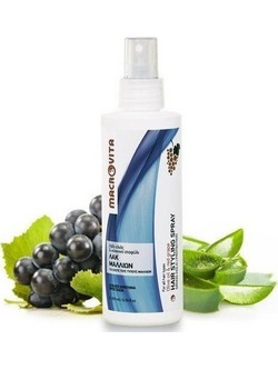 Macrovita Red Grape & Aloe Vera Λακ Μαλλιών Δυνατό Κράτημα 200ml