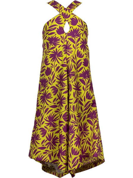 M&B Fashion Ολόσωμη Φόρμα Allover, Λαχανί Μωβ