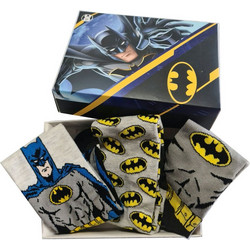 DC Comics Batman assorted pack 3 socks adult