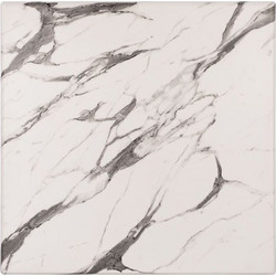 ΕΠΙΦΑΝΕΙΑ ΤΡΑΠΕΖΙΟΥ WERZALIT 70Χ70 MARBLE WHITE-GREY 5657 HM5230.11