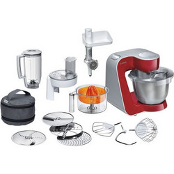 Bosch MUM56740 Κουζινομηχανή 900W με Ανοξείδωτο Κάδο 3.9lt