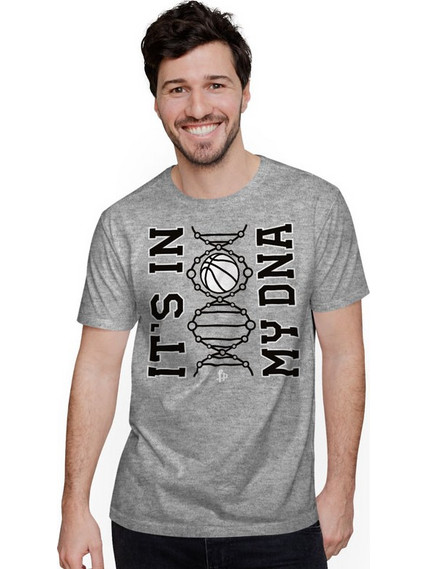 Its In My DNA Basketball (Κοντομάνικο Ανδρικό / Unisex) - Grey melange