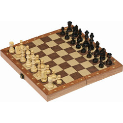 Goki Σκάκι Ξύλινο με Πιόνια 30x30cm 56921