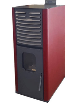 Mytherm Ioli TSA 35 Red Σόμπα Pellet Καλοριφέρ Αερόθερμη 35kW