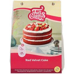Μείγμα για κέικ red velvet χωρίς γλουτένη 400 gr