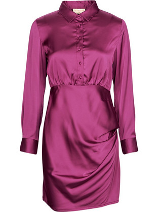 Moony Mood Mini Φόρεμα για Γάμο / Βάπτιση Μωβ SS23-F04