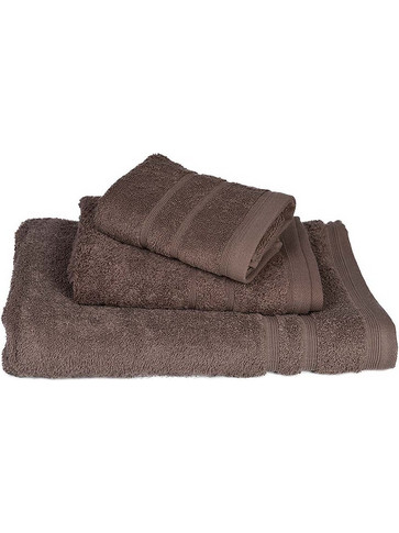 KOMVOS HOME ΠΕΤΣΕΤΑ ΧΕΙΡΟΣ 30X50CM ΠΕΝΝΙΕ 500GR/M2 100% COTTON - ΚΑΦΕ - KOMVOS HOME 7001419-2