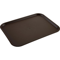 Δίσκος πλαστικός σερβιρίσματος 450x350mm self service COLORATO σε χρώμα καφέ