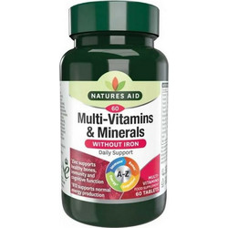 Natures Aid Multi-Vitamins & Minerals 60 Ταμπλέτες