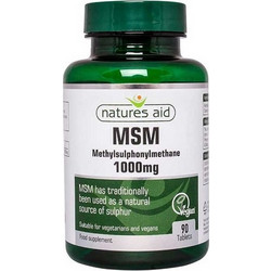 Natures Aid MSM 1000mg 90 Ταμπλέτες