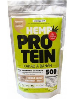 Cannadorra Hemp Κακάο & Μπανάνα Φυτική Πρωτεΐνη Όγκου 500gr