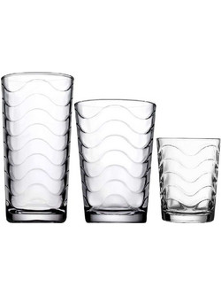Espiel Σετ Ποτήρια Νερού Γυάλινα Toros 260ml 18τμχ SP96066G1
