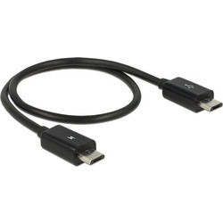 Delock 83570 Power Sharing Cable Micro USB-B male Micro USB-B male OTG