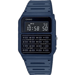 Casio Vintage Ψηφιακό Ανδρικό Ρολόι Χρονογράφος με Μπλε Καουτσούκ Λουράκι CA-53WF-2BEF