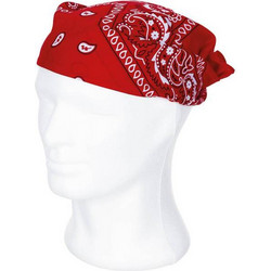 MFH Bandana 55x55cm Cotton - Red / White