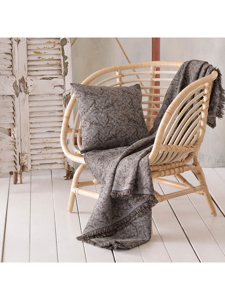 Rythmos Ριχτάρι Τριθέσιου Καναπέ 180x280 Xaviera Grey-Brown
