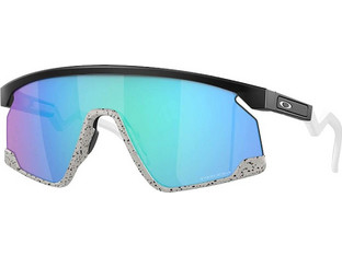 Oakley OO9280 03 Γυαλιά Ηλίου Μάσκα Κοκάλινα Μαύρα με Μπλε Καθρέπτη Φακό