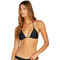 Volcom Simply Solid Bikini Top Τριγωνάκι Μαύρο O1412308