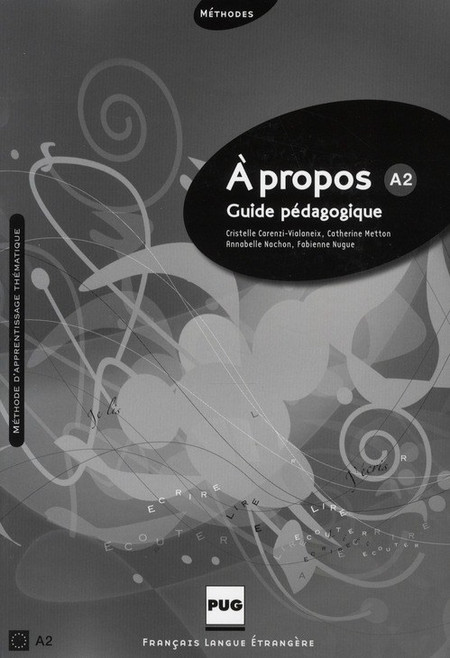 A PROPOS A2 GUIDE PEDAGOGIQUE