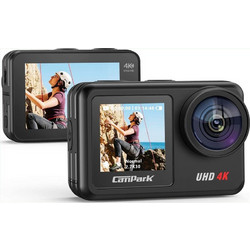 Campark V40 Zoom EIS Action Camera 4K Ultra HD με WiFi και Οθόνη 1.2" Μαύρη