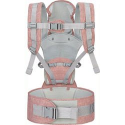 KikkaBoo 3 In 1 Chloe Μάρσιπος με Μέγιστο Βάρος 15kg Ροζ