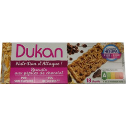 Dukan Μπισκότα Βρώμης με κομμάτια σοκολάτας, 225γρ