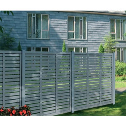 SHOWOOD Ξύλινο Πάνελ Περίφραξης σε Γκρι Χρώμα 1.8m x 90cm Κωδικός: 30304