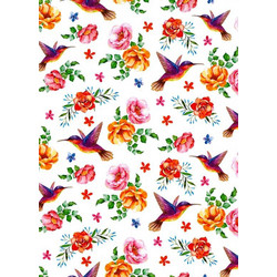 Ursus Watercolor Birds Χαρτόνι Διπλής Όψης 50x70cm 300gr