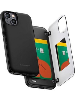 GOOSPERY DOOR BUMPER IPHONE 14 PLUS (BLACK)