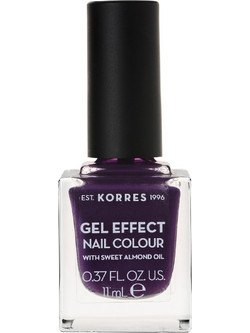 Korres Gel Effect 75 Violet Garden Gloss Βερνίκι Νυχιών Μακράς Διαρκείας 11ml