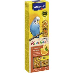 Vitakraft Kracker Budgies with Orange & Apricot 2τμχ 60gr