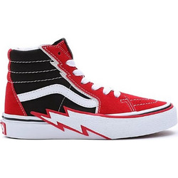Vans SK8-HI Bolt Παιδικά Sneakers Μποτάκια Μαύρα Κόκκινα VN000BVJREB